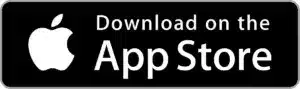 Apple App Store download button with a black background, encouraging users to download apps on their Apple devices.
