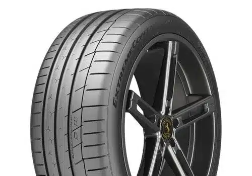 Close-up view of a Goodyear Assurance tire showcasing its tread design and sidewall details, suitable for enhanced grip and performance on various road conditions.