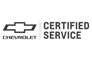 Chevrolet Certified Service logo featuring the iconic bowtie emblem, symbolizing quality automotive service and maintenance.