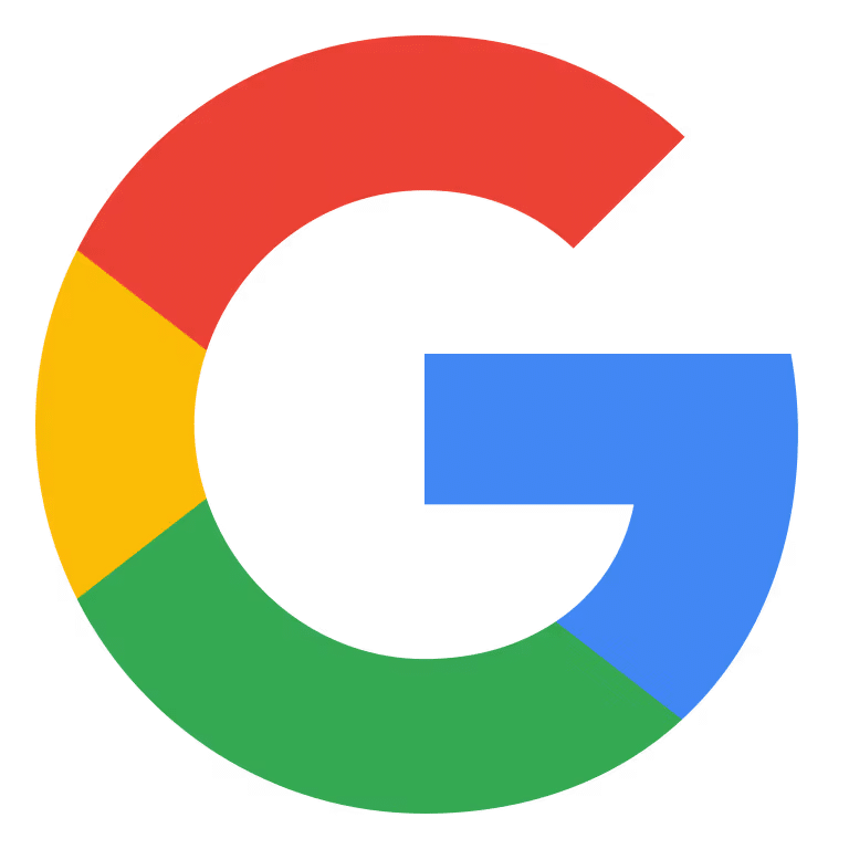 Google logo featuring the iconic multicolored "G" representing the brand's identity and digital services.