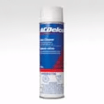 ACDelco automotive brake cleaner spray can, designed for effective cleaning of brake components, featuring a blue and red label with usage instructions. Ideal for removing grease and grime to ensure optimal braking performance.