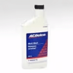 ACDelco automotive brake cleaner spray can, designed for effective cleaning of brake components, featuring a blue and red label with usage instructions. Ideal for removing grease and grime to ensure optimal braking performance.