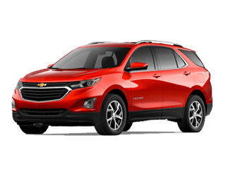Red Chevrolet Equinox SUV showcasing modern design, sleek lines, and a spacious interior, ideal for families and adventure seekers.