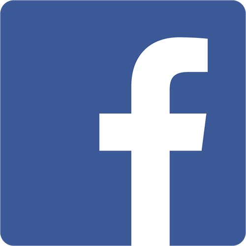 Facebook logo on a blue background, representing the popular social media platform used for networking, sharing content, and connecting with friends and businesses.