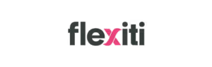 Flexiti logo showcasing the brand name in a modern font, emphasizing flexibility and innovation in financing solutions.