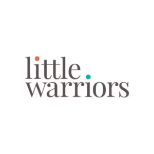 Logo of Little Warriors, a nonprofit organization dedicated to supporting children affected by child sexual abuse through education, prevention programs, and support services.