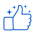 Blue dollar sign icon representing currency and financial concepts.