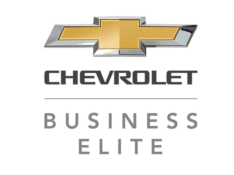 Chevrolet Business Elite logo featuring the iconic gold and silver bowtie emblem above the text "Chevrolet" and "Business Elite," representing professional-grade vehicles and services for businesses.